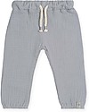 Jollein Cotton Wrinkled Pants, Grey Trousers