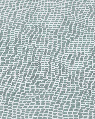 Jollein Duvet Cover and Pillowcase Set - Ash Green Snake - 100x140 cm Duvet Sets