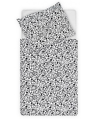 Jollein Duvet Cover and Pillowcase Set, Leopard - 140x200 cm - 100% cotton Duvet Sets