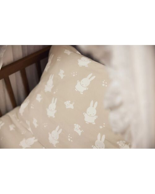 Jollein Duvet Cover Set - MiffySnuffy -100x140 - Sand Duvet Sets