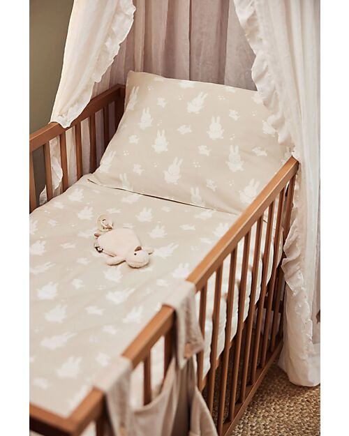 Jollein Duvet Cover Set - MiffySnuffy -100x140 - Sand Duvet Sets