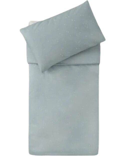 Jollein Duvet Cover with Pillowcase - 100x140 cm - Twinkling Collection - Sea Green Duvet Sets