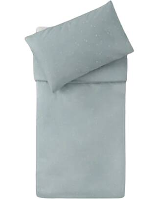 Jollein Duvet Cover with Pillowcase - 100x140 cm - Twinkling Collection - Sea Green Duvet Sets