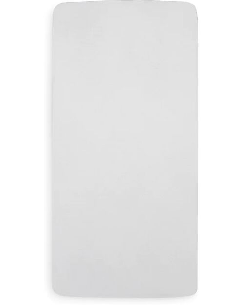Jollein Fitted Sheet - 60x120cm - 100% Jersey Cotton - White - 2 Pack! Bed Sheets and Pillow Cases