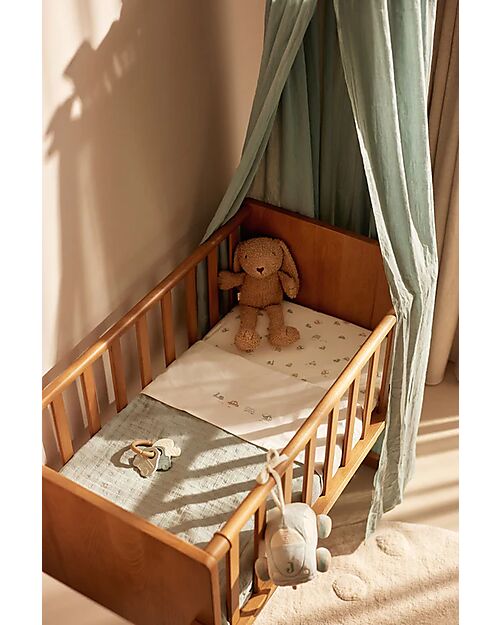 Jollein Fitted Sheet for Crib - 40/50x80/90cm - Jersey - On The Go Bed Sheets and Pillow Cases