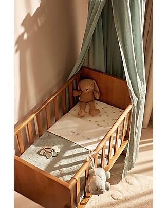 Jollein Fitted Sheet for Crib - 40/50x80/90cm - Jersey - On The Go Bed Sheets and Pillow Cases