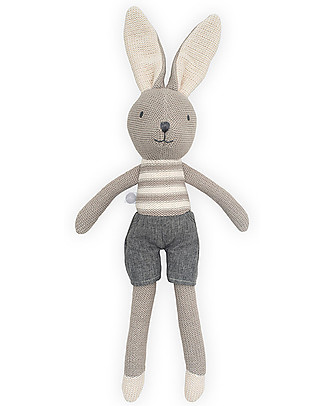 Jollein Knitted soft Bunny - Joey - Super soft and safe for newborns Soft Toys