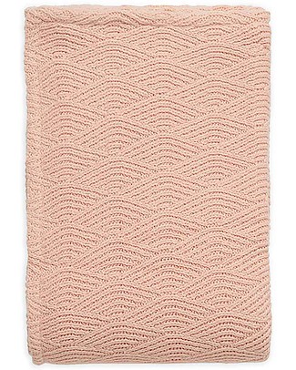 Jollein Light Pink Blanket - River Knit - 100x150 cm Blankets