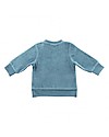 Jollein Little Lion Sweater Velour, Teal - Organic Cotton Sweatshirts