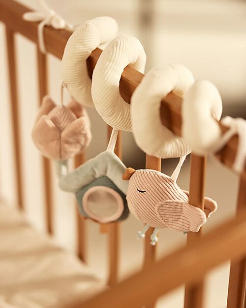Jollein Multisensory Activity Spiral - Lovely Birds - Suitable from Birth Newborn Toys_