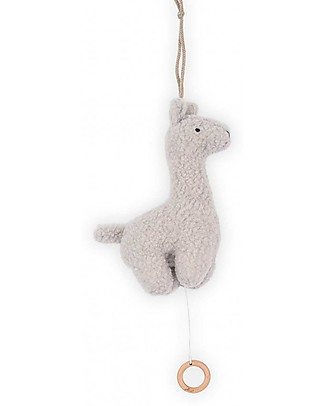 Jollein Musical Hanger Lama - Grey Rattles