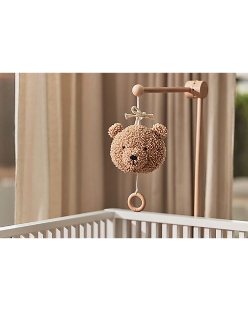 Jollein Musical Hanger Teddy Bear Biscuit - From birth Music boxes