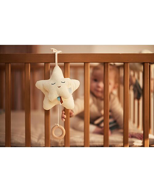 Jollein Musical Mobile Star - Ivory - Plays Schubert's Melody Mobiles