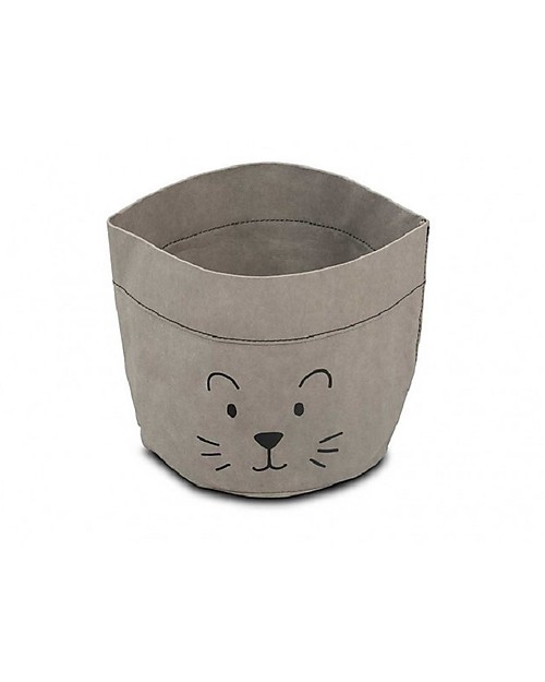 grey toy basket