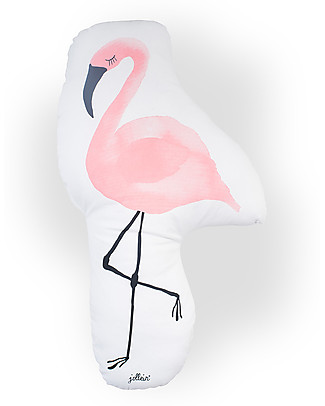 Jollein Pillow Pink Flamingo - 100% Cotton Pillows