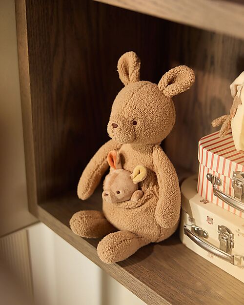 Jollein Plush Toy with Removable Baby - Kangaroots - Soft and Safe Soft Toys