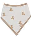 Jollein Set of 2 Bandana Bibs - Teddy Bear - GOTS Certification Bandana Bibs