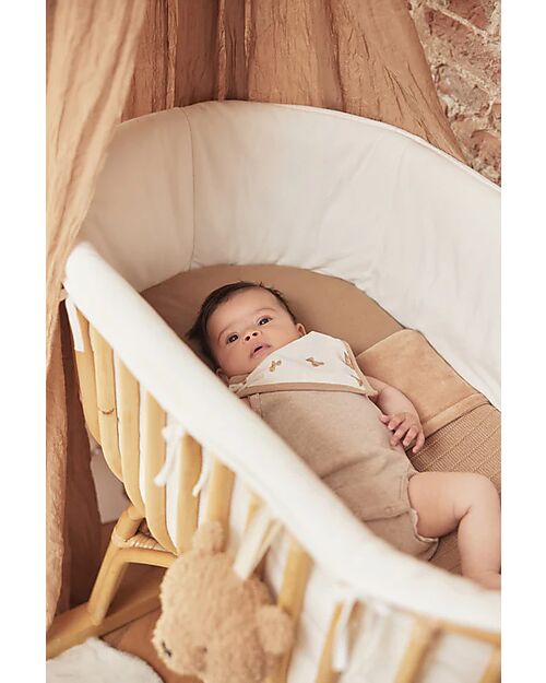 Jollein Set of 2 Bandana Bibs - Teddy Bear - GOTS Certification Bandana Bibs