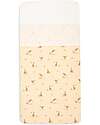 Jollein Sheet Cradle - 100% Cotton - 75x100 cm - Kangaroos and Dusty Dot Cradle Bed Linen