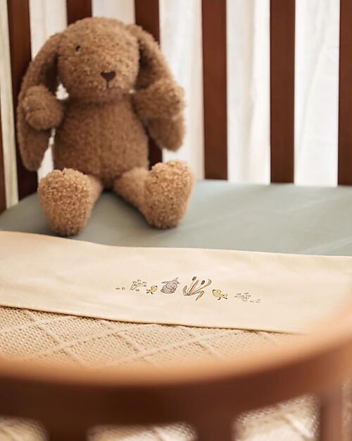 Jollein Sheet Cradle - 100% Cotton - 75x100 cm - Riverside Bed Sheets and Pillow Cases