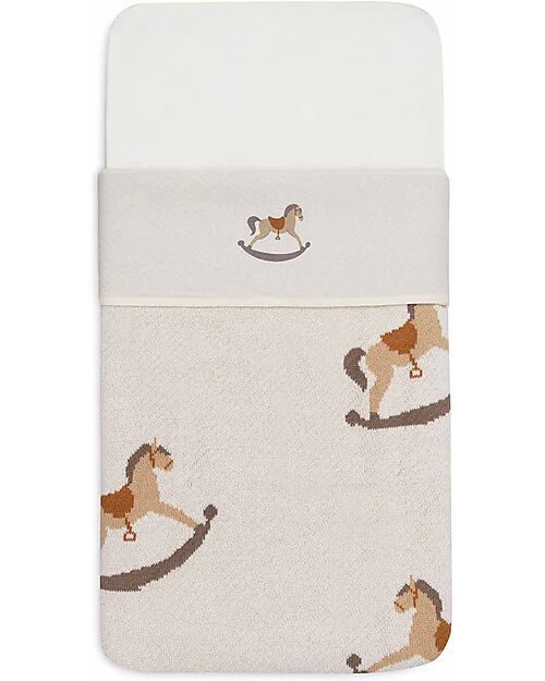 Jollein Sheet Cradle - 100% Cotton - 75x100 - Nostalgic Ride Cradle Bed Linen