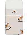 Jollein Sheet Cradle - 100% Cotton - 75x100 - Nostalgic Ride Cradle Bed Linen