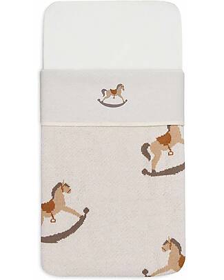 Jollein Sheet Cradle - 100% Cotton - 75x100 - Nostalgic Ride Cradle Bed Linen