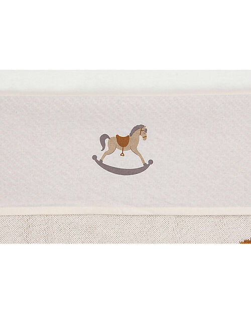 Jollein Sheet Cradle - 100% Cotton - 75x100 - Nostalgic Ride Cradle Bed Linen