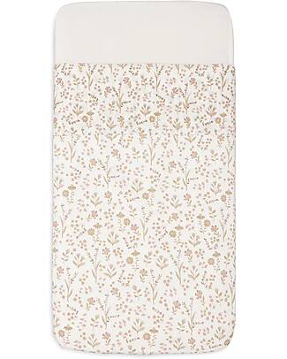 Jollein Sheet for Bed - 100% Cotton - 120x150cm - Bloomy Bed Sheets and Pillow Cases