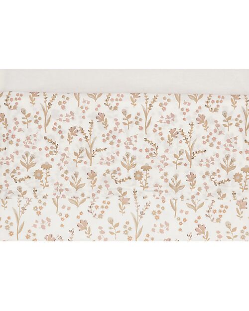 Jollein Sheet for Bed - 100% Cotton - 120x150cm - Bloomy Bed Sheets and Pillow Cases