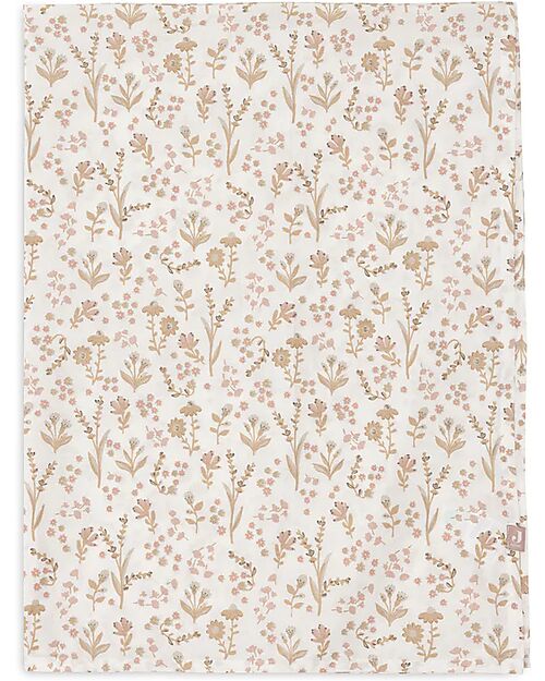 Jollein Sheet for Bed - 100% Cotton - 120x150cm - Bloomy Bed Sheets and Pillow Cases