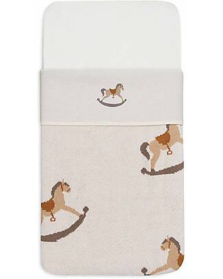 Jollein Sheet for Bed - 100% Cotton - 120x150cm - Nostalgic Ride Bed Sheets and Pillow Cases