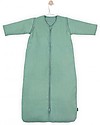 Jollein Sleeping Bag 4-seasons with Removable Sleeves, Rib Forest Green - 110 cm Sleeping Bags