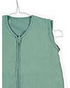 Jollein Sleeping Bag 4-seasons with Removable Sleeves, Rib Forest Green - 110 cm Sleeping Bags