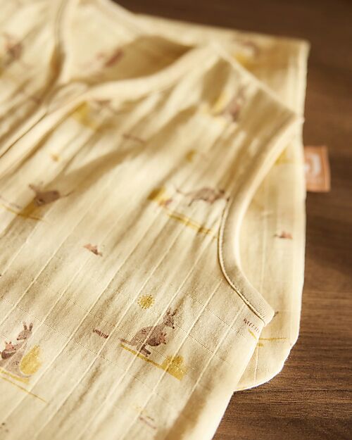 Jollein Sleeping Bag Muslin - Kangaroos - 90 cm - TOG 0,5 - 100% Cotton Sleeping Bags