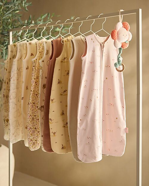 Jollein Sleeping Bag Muslin - Kangaroos - 90 cm - TOG 0,5 - 100% Cotton Sleeping Bags