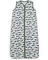 Jollein Sleeping Bag Muslin - Whales - Ash Green - 70cm - TOG 0,5 - 100% Cotton Sleeping Bags