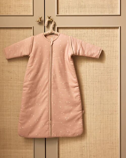 Jollein Sleeping Bag with Removable Sleeves - 70cm - Twinkling - Wild Rose - TOG 3 Sleeping Bags