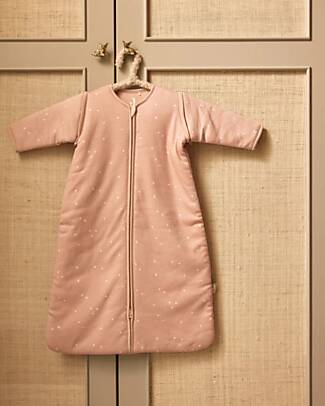Jollein Sleeping Bag with Removable Sleeves - 70cm - Twinkling - Wild Rose - TOG 3 Sleeping Bags