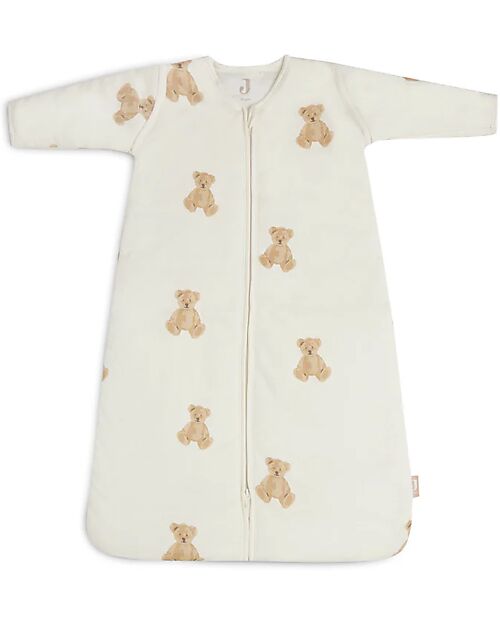 Jollein Sleeping Bag with Removable Sleeves - 90cm - Teddy Bear - TOG 3 Sleeping Bags