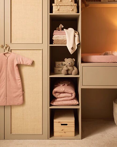 Jollein Sleeping Bag with Removable Sleeves - 90cm - Twinkling - Wild Rose - TOG 3 Sleeping Bags