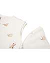 Jollein Sleeping Bag with Removable Sleeves - Animal Friends - 90 cm - TOG 2.5/3.5 Muslin Swaddle