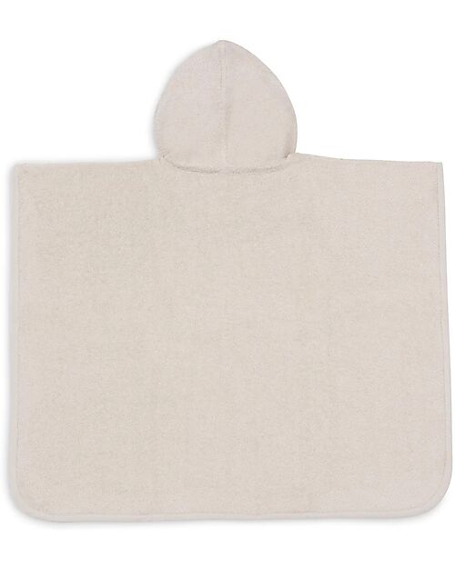 Jollein Terry Bath Poncho - Charlie the Cat - Sand - 65x62 cm Towels And Flannels