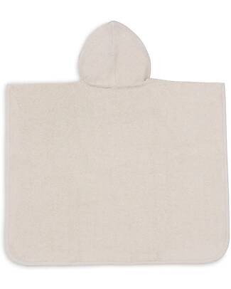 Jollein Terry Bath Poncho - Charlie the Cat - Sand - 65x62 cm Towels And Flannels