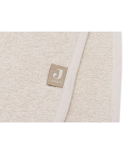 Jollein Terry Bath Poncho - Charlie the Cat - Sand - 65x62 cm Towels And Flannels
