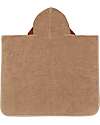 Jollein Terry Bath Poncho - Diego the Dog - Biscuit - 65x62 cm Towels And Flannels