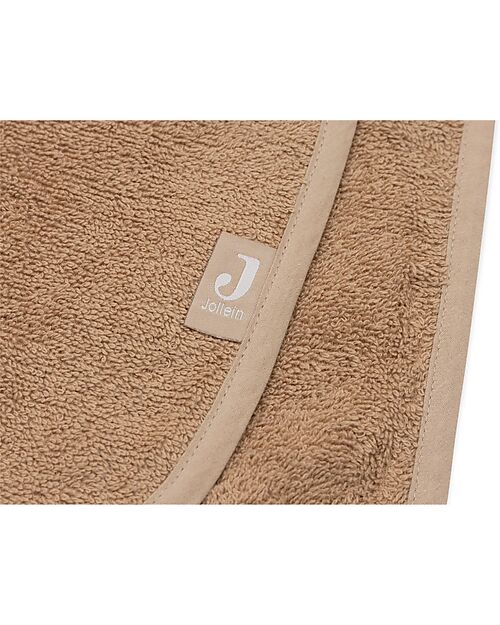 Jollein Terry Bath Poncho - Diego the Dog - Biscuit - 65x62 cm Towels And Flannels