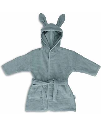 Jollein Terry Bathrobe for 3-4 Years - Sea Green Towels And Flannels