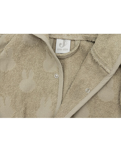 Jollein Terry Bathrobe - Miffy Jacquard - Olive Green Towels And Flannels