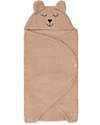 Jollein Wrap Blanket - Bear - 105x100cm- Velcro Strips Towels And Flannels